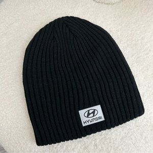 NWOT Hyundai Beanie Unisex Black